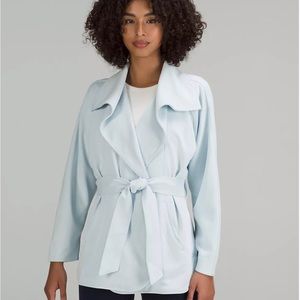 Lululemon Softsteme Belted Wrap Powder Blue Size XS/S
